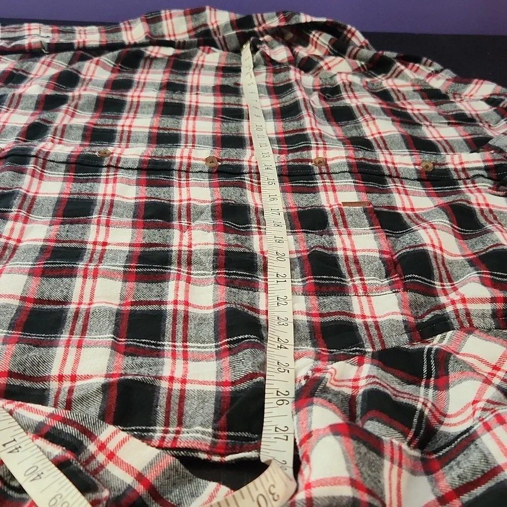 Chaps Performance Button Down Flannel - Picture 2 of 6